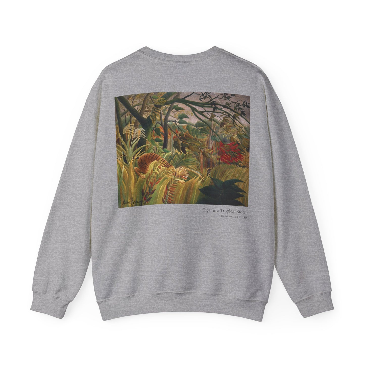 Tiger in a Tropical Storm - Henri Rousseau / Sweatshirt