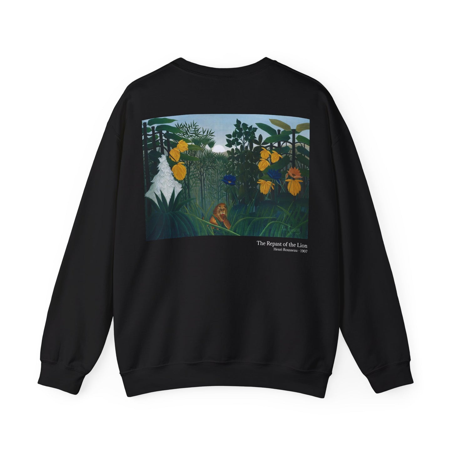 The Repast of the Lion - Henri Rousseau / Sweatshirt