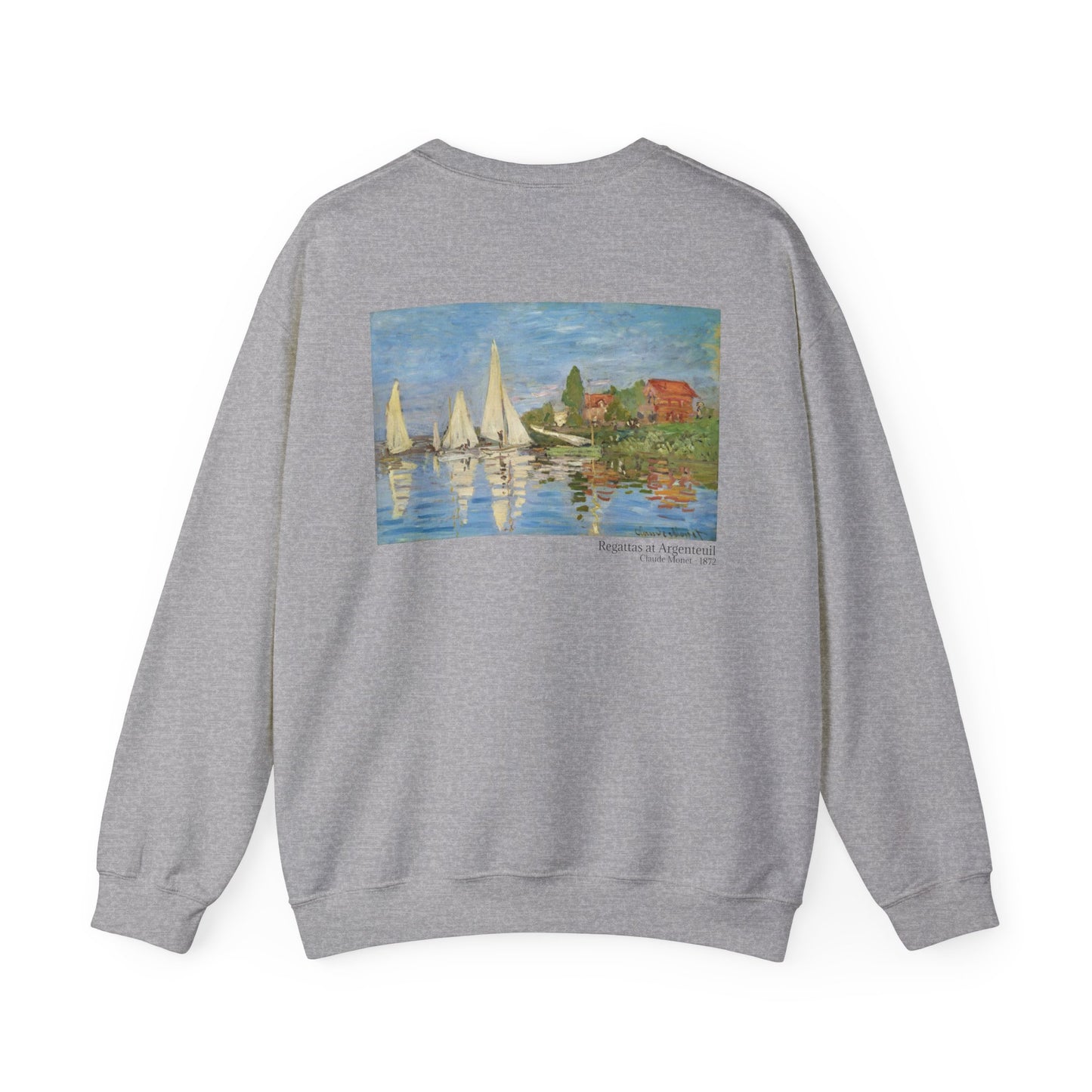 Regattas at Argenteuil - Claude Monet / Sweatshirt