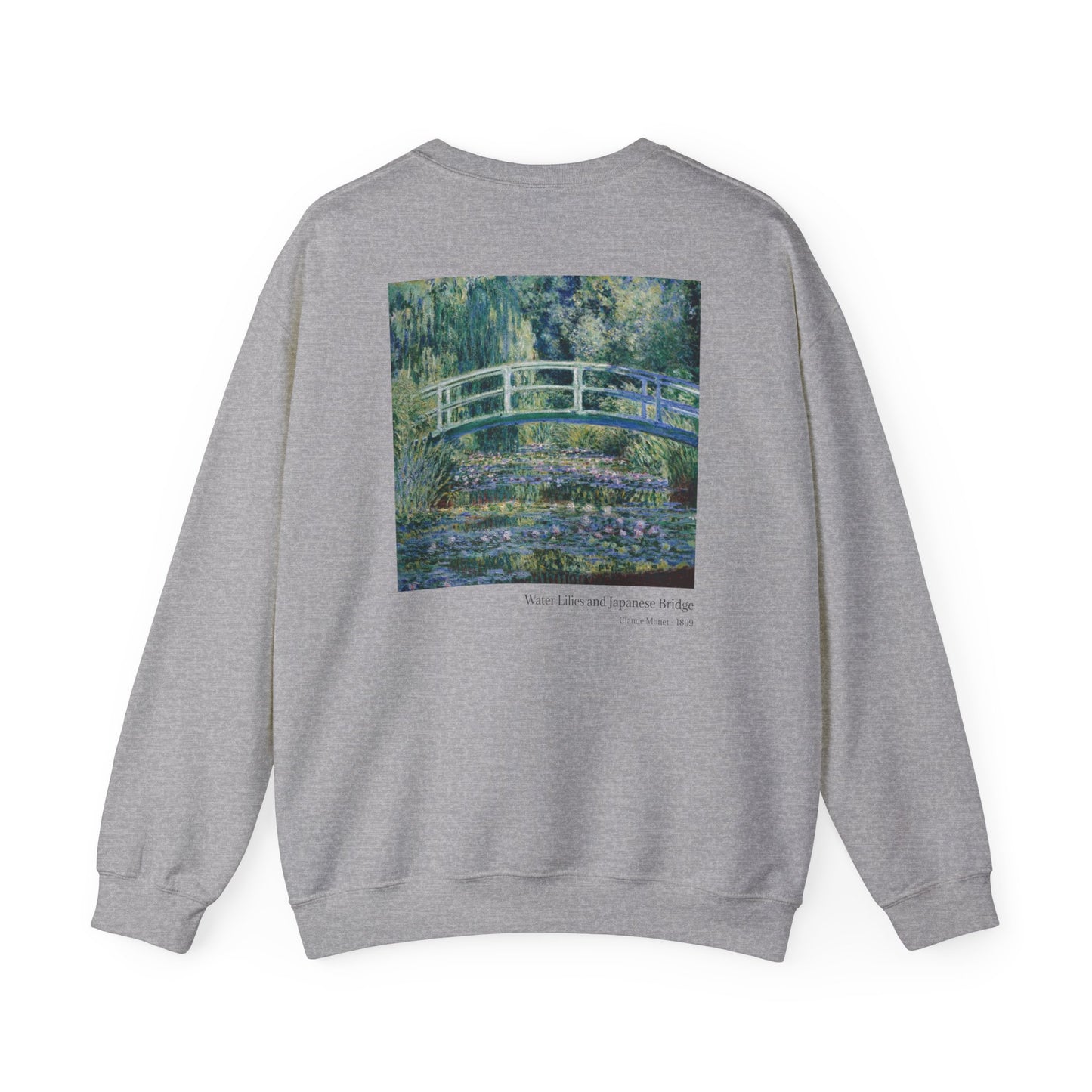 Water Lilies and Japanese Bridge - Claude Monet / Sweatshirt