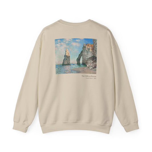 The Cliffs at Étretat - Claude Monet / Sweatshirt