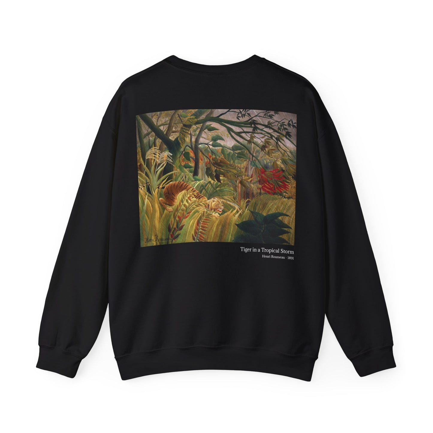 Tiger in a Tropical Storm - Henri Rousseau / Sweatshirt