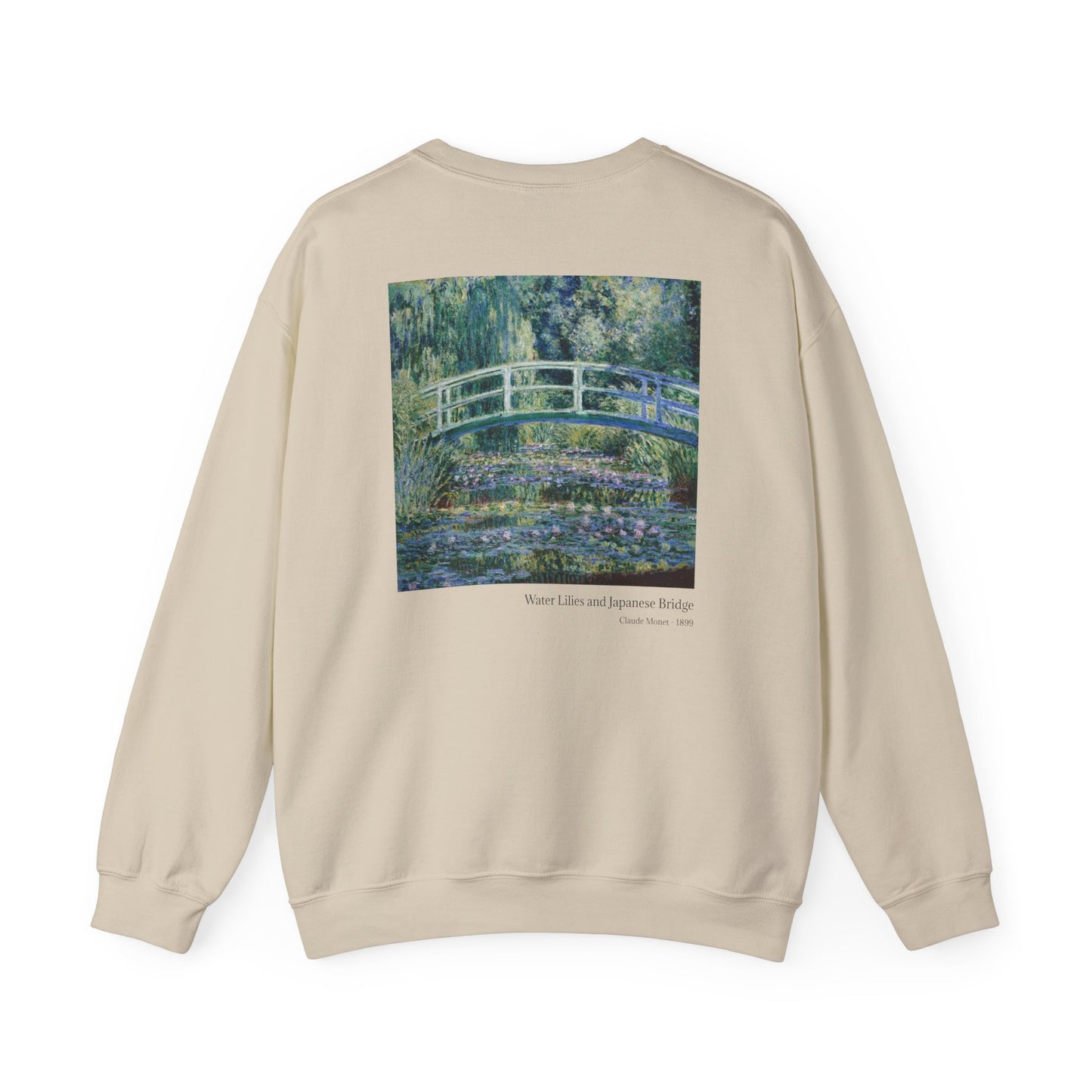 Water Lilies and Japanese Bridge - Claude Monet / Sweatshirt