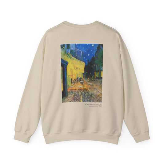 Café Terrace at Night - Vincent Van Gogh / Sweatshirt