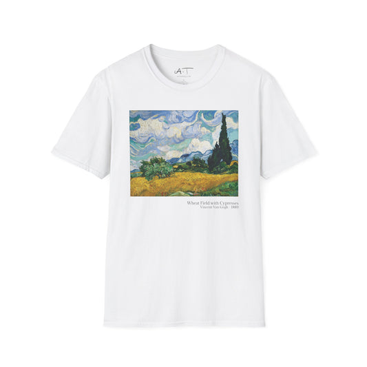 Wheat Field with Cypresses - Vincent Van Gogh / T-shirt