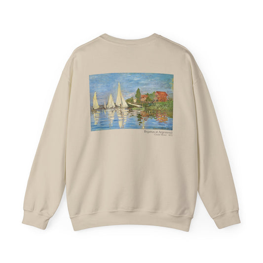 Regattas at Argenteuil - Claude Monet / Sweatshirt