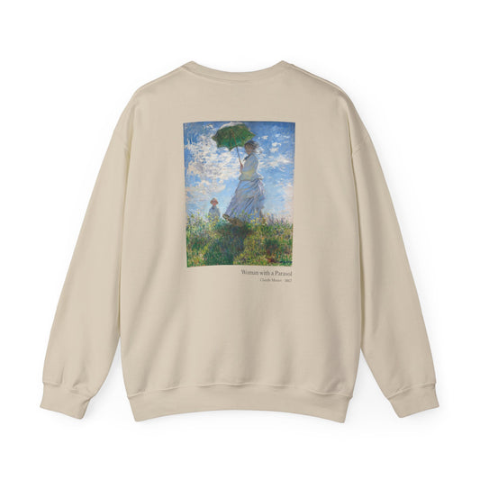 Woman with a Parasol - Claude Monet / Sweatshirt